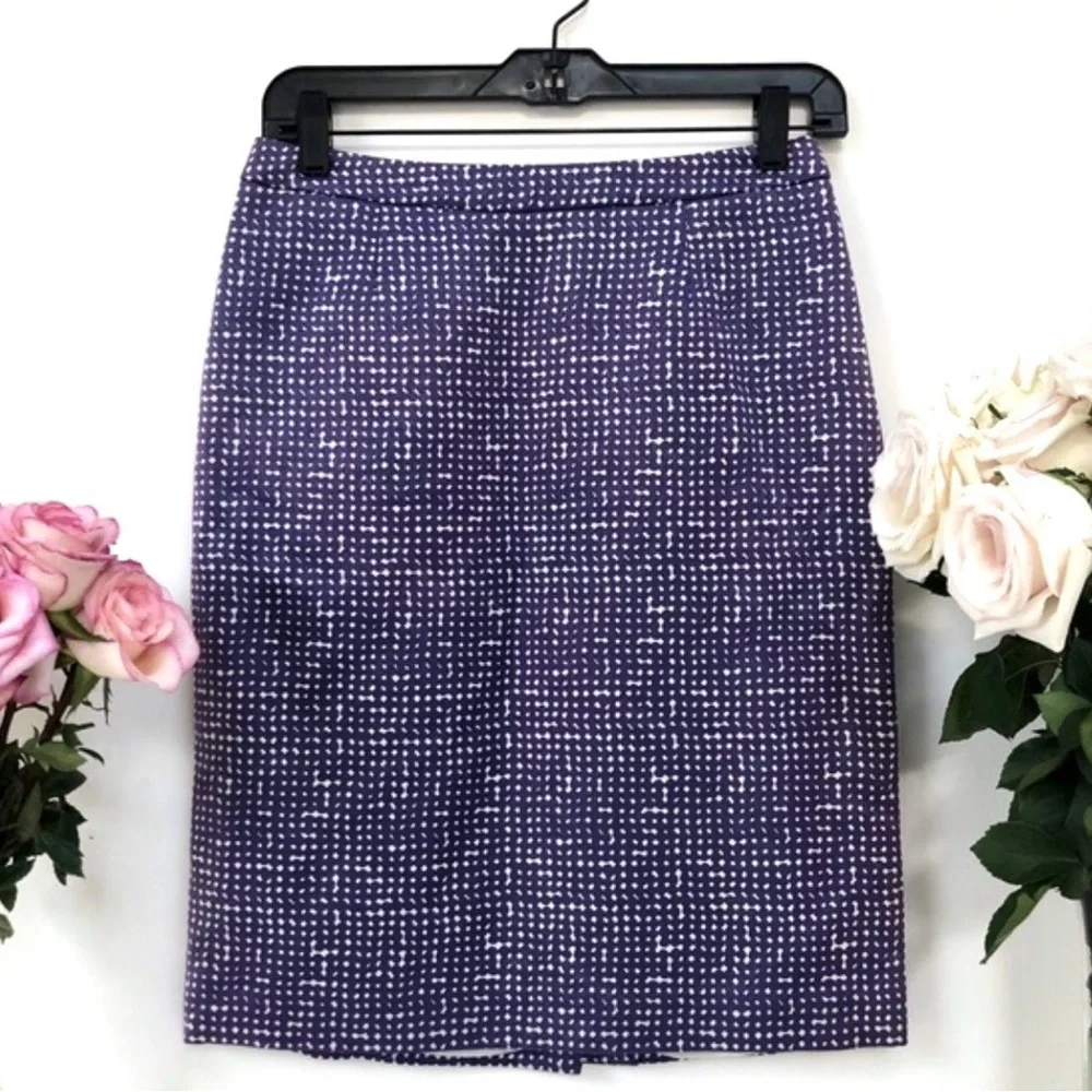 ❤️ TORY BURCH ❤️ Silk and Wool Pencil Skirt - Picture 4 of 10